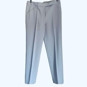 GIORGIO ARMANI STRAIGHT-LEG WOOL CREPE PANTS